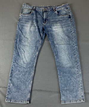 HWD Halfway Dead Jean Mens 40x30 (Fit 40x28.5) Blue Stretch Denim Skater Hipster